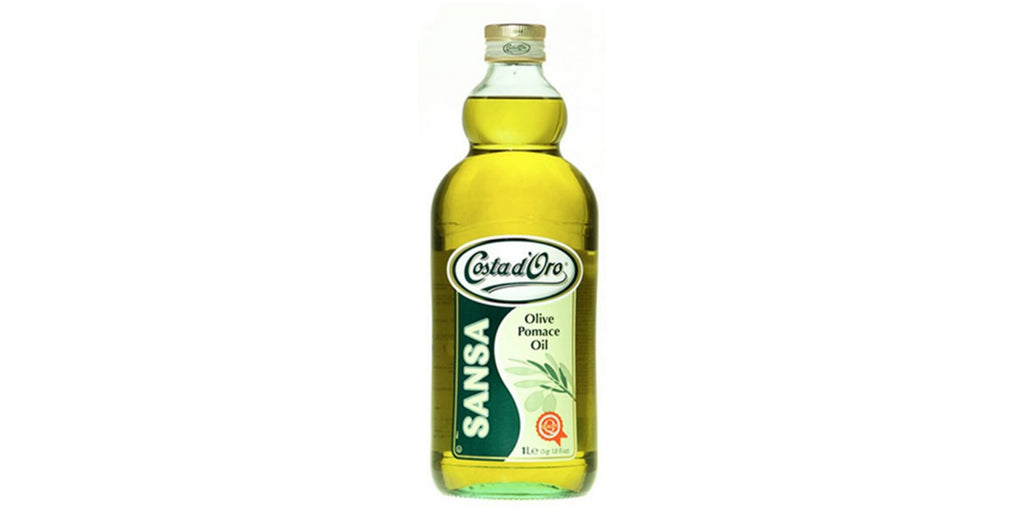 Costa D'Oro Sansa Olive Pomace Oil, 8 x 1 L