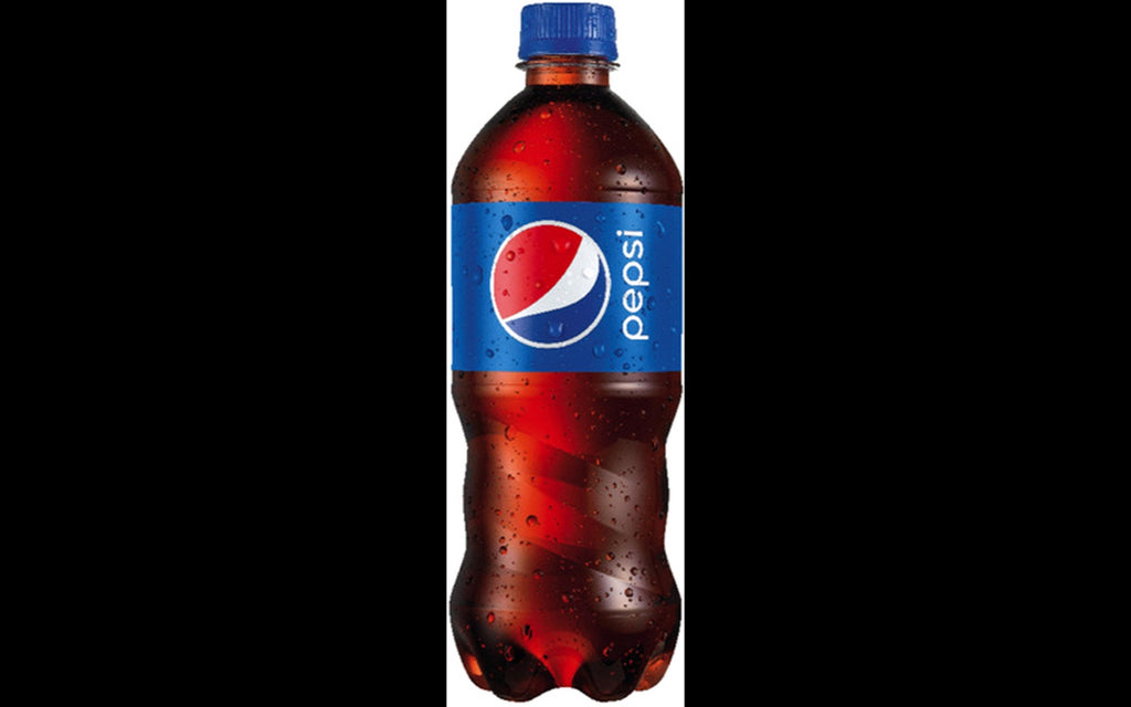 Pepsi Cola Soda Bottles, 12 x 20 oz