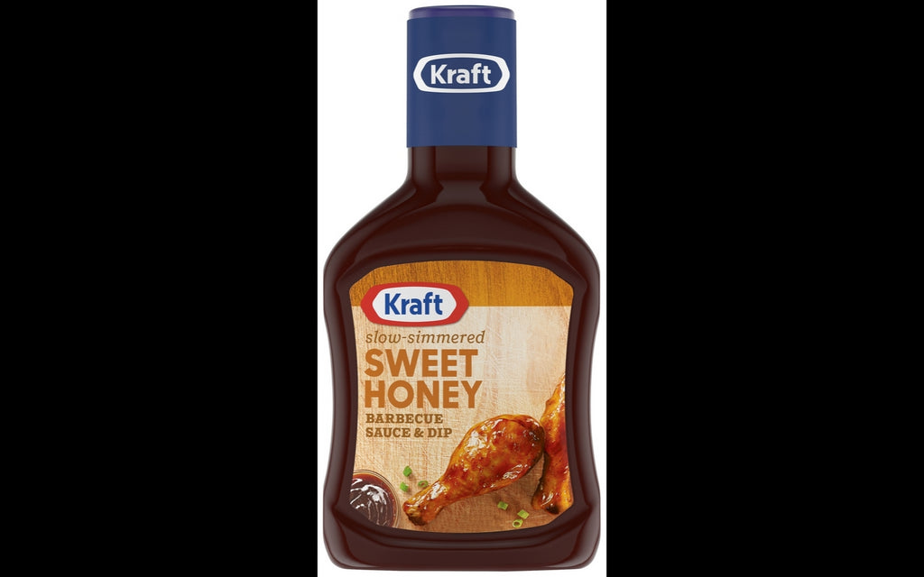 Kraft Sweet Honey Barbecue Sauce, 6 x 18 oz