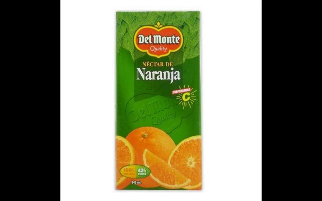 Del Monte Orange Nectar Juice, 12 x 1 L