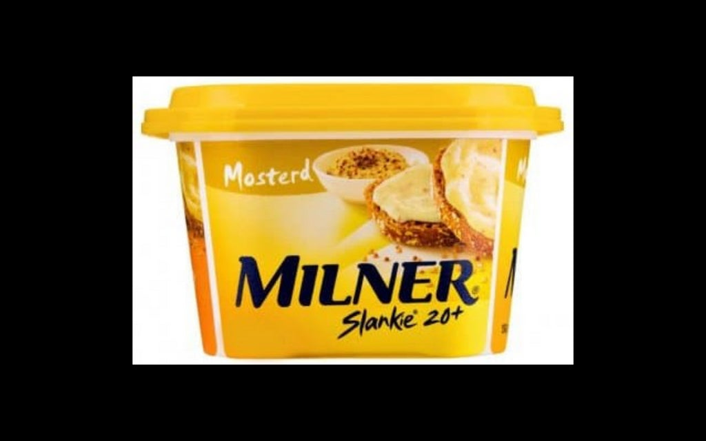 Campina Milner Slankie Cheese Spread, Mustard, 12 x 150 gr