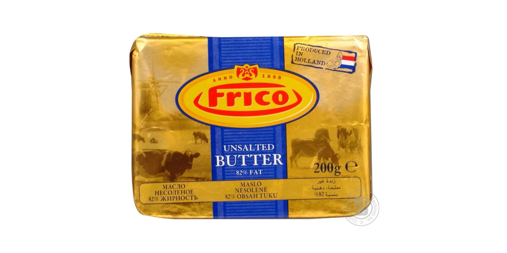 Frico Unsalted Butter (Ongezouten Boter), 40 x 200 gr