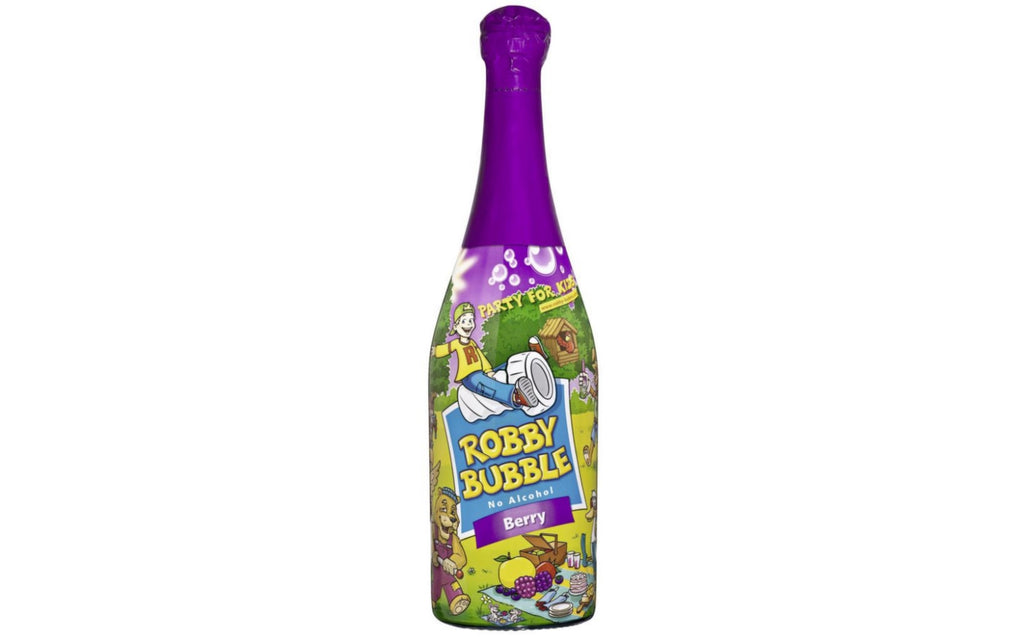 Robby Bubble Non-Alcoholic Sparkling Drink, Berry, 750 ml