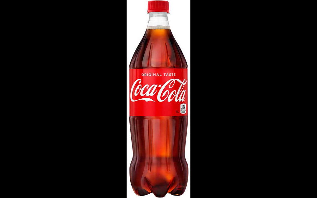 Coca-Cola Soda Bottles, 12 x 1 L