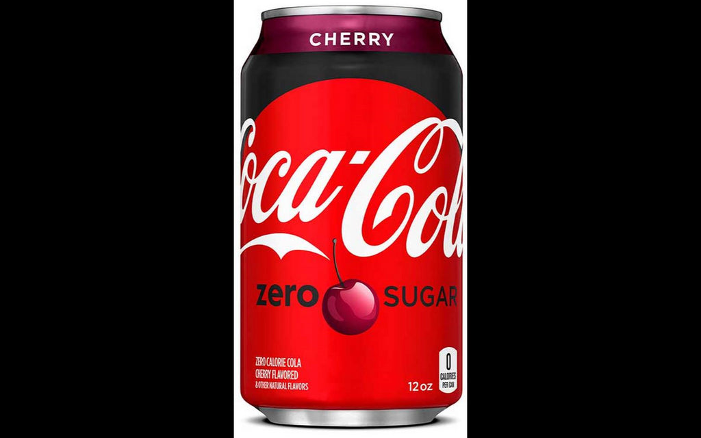 Coca-Cola Zero Cherry Soda Bottles, 12 x 12 oz