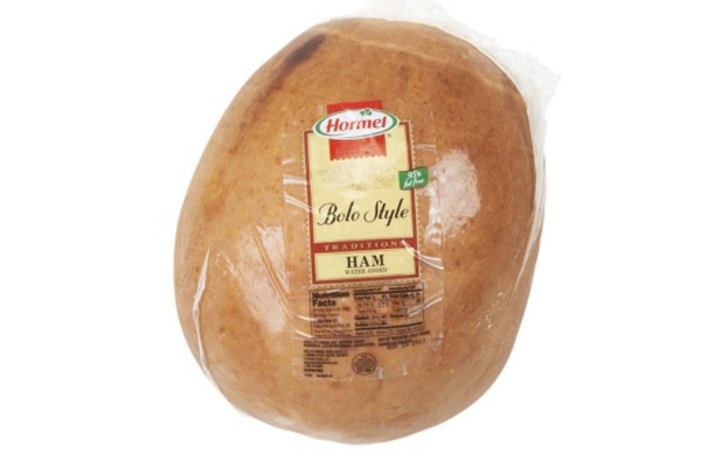 Hormel Smoked Bolo Style Ham, Water Added, (Case 2 pc)