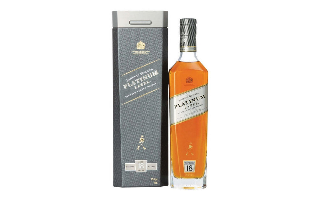 Johnnie Walker Platinum Label Whisky, 18 Years, 12 x 750 ml