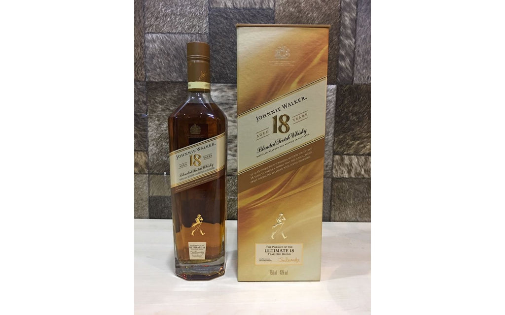 Johnnie Walker Whisky, Aged 18 Years, 12 x 750 ml