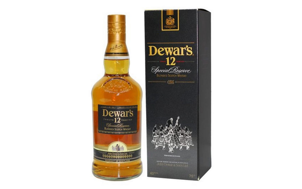 Dewars Blended Scotch Scotch Whisky, 12 Years (5000277005093), 12 x 375 ml