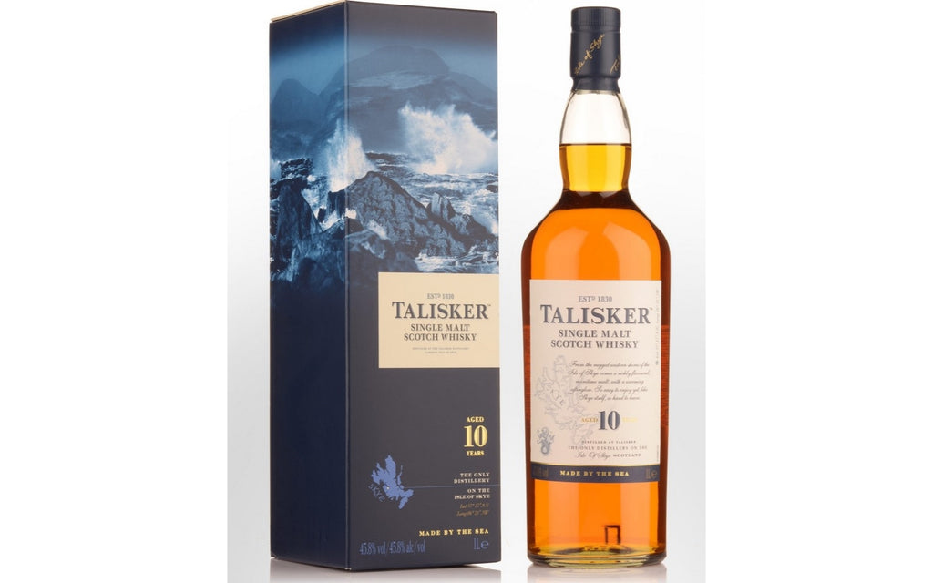 Talisker Single Malt Scotch Whisky, 12 x 1 L