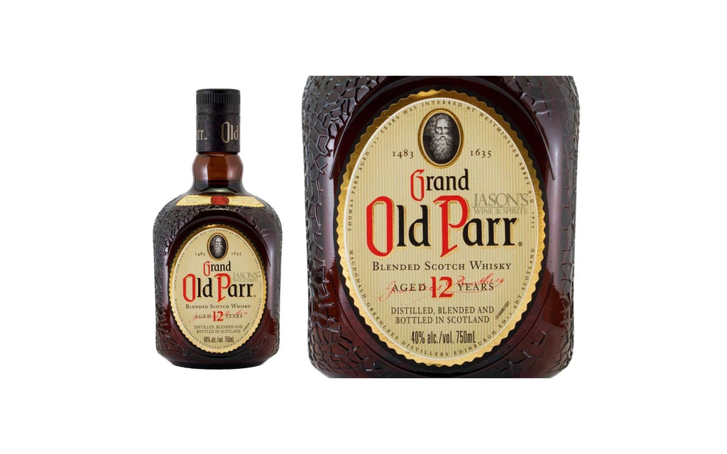 Old Parr Scotch Whisky, 12 Years Limited Edition, 12 x 750 ml