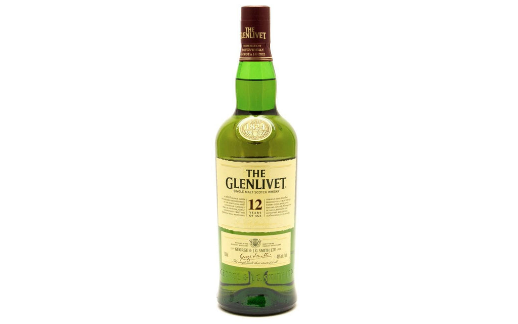 The Glenlivet Whisky, 12 Years, 12 x 750 ml