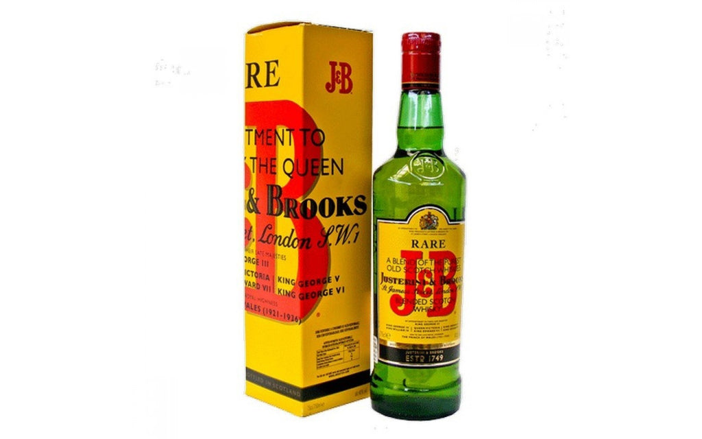 J & B Rare Blended Scotch Whisky , 12 x 750 ml