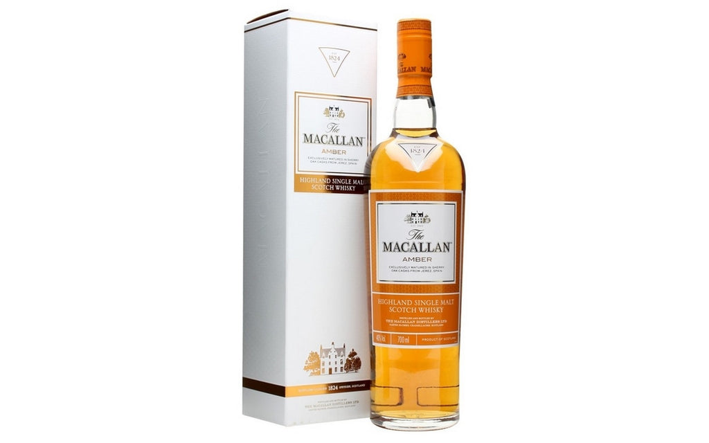 The Macallan Amber Highland Single Malt Scotch Whisky, 12 x 750 ml