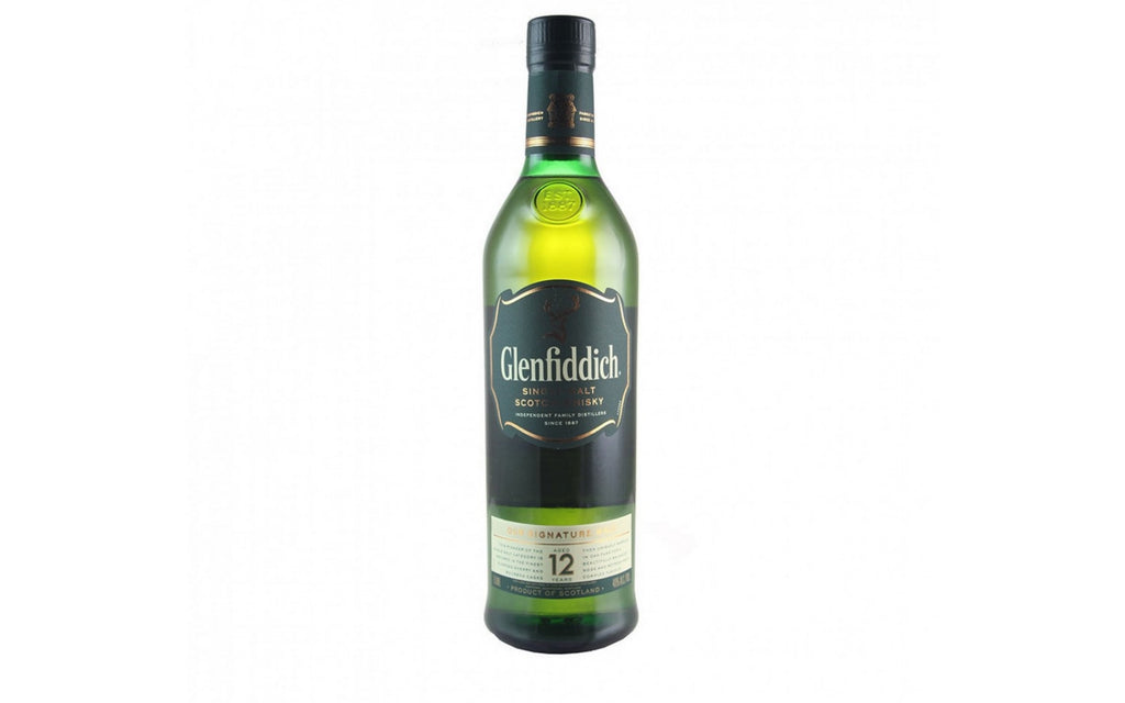 Glenfiddich Single Malt Scotch Whisky, 12 x 750 ml
