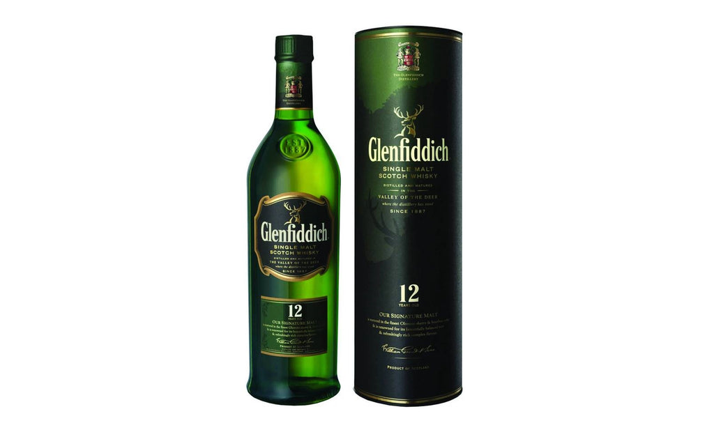 Glenfiddich Single Malt Scotch Whisky, 12 x 750 ml