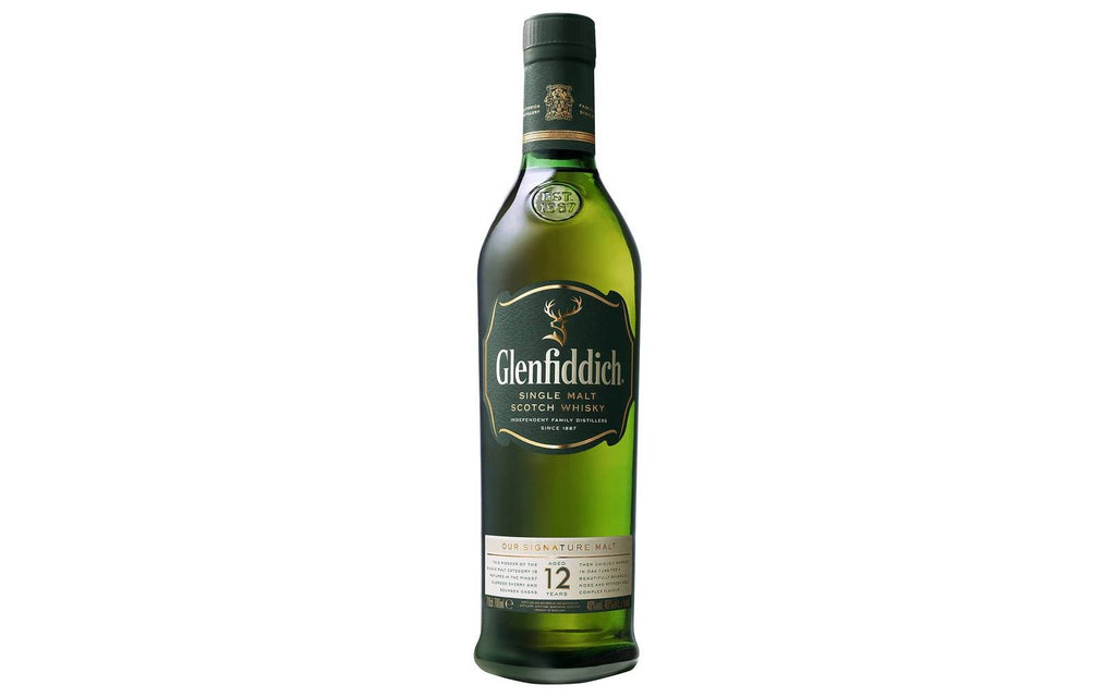 Glenfiddich Single Malt Scotch Whisky, 12 Years, 12 x 1 L