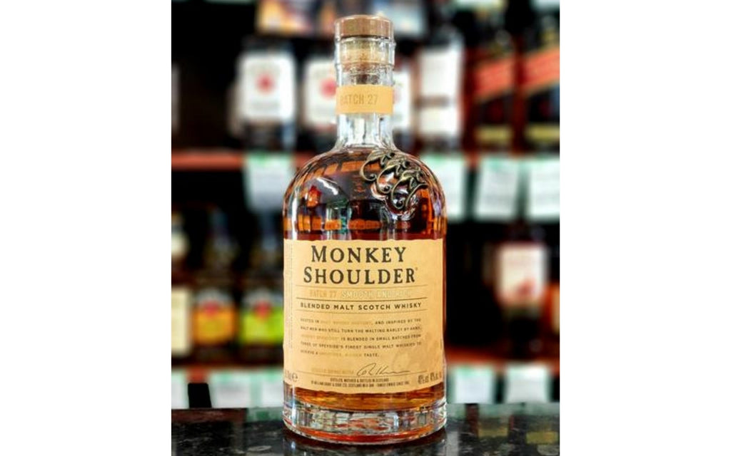 Monkey Shoulder Blended Malt Scotch Whisky, 6 x 1 L