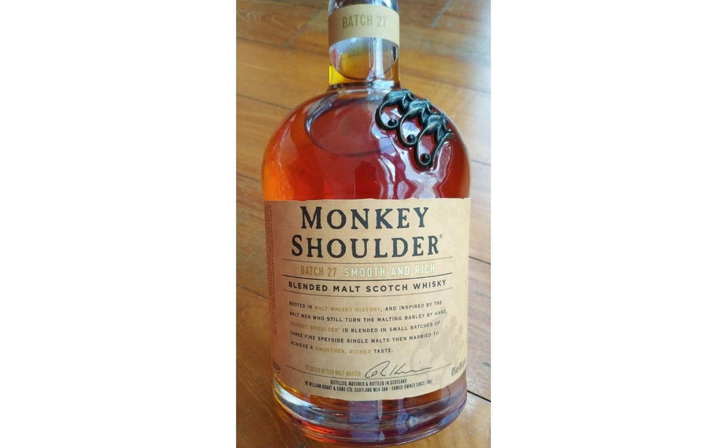 Monkey Shoulder Blended Malt Scotch Whisky, 6 x 1 L
