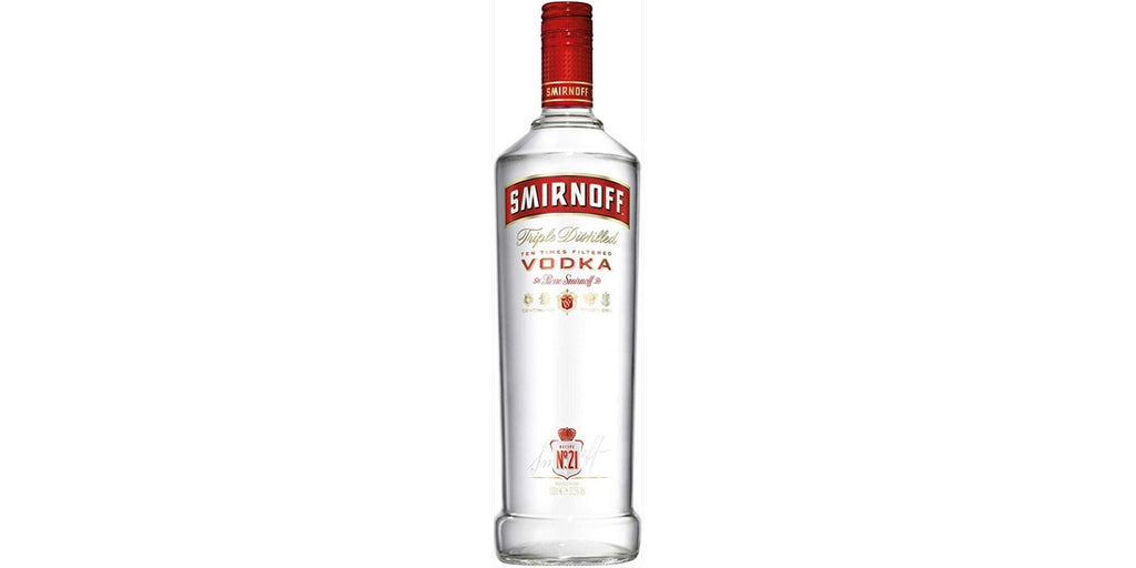 Smirnoff No 21 Triple Distilled Vodka, 40% Alc/Vol, 12 x 1 L
