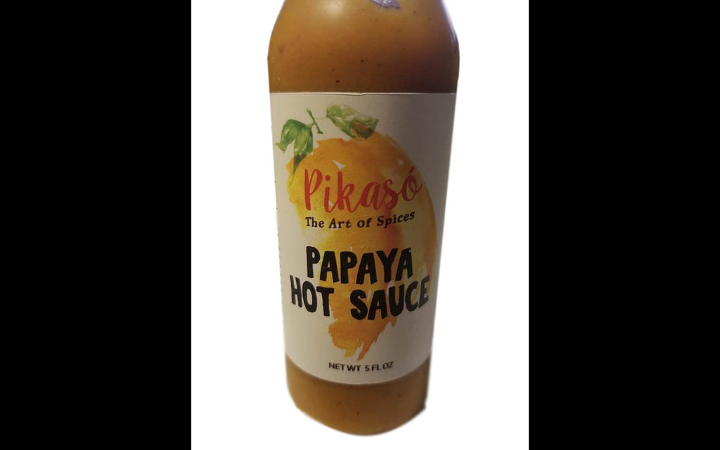 Pikaso Papaya Hot Sauce, 12 x 5 oz