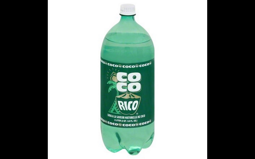 Coco Rico Coconut Soda Bottles, 12 x 2 L