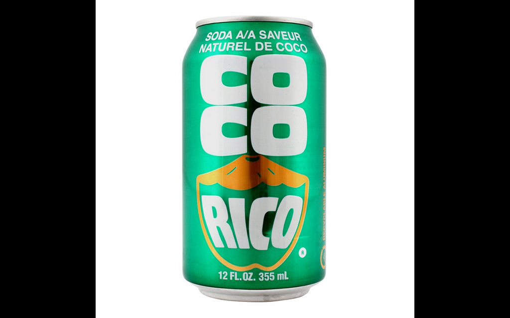 Coco Rico Coconut Soda Cans, 12 x 355 ml
