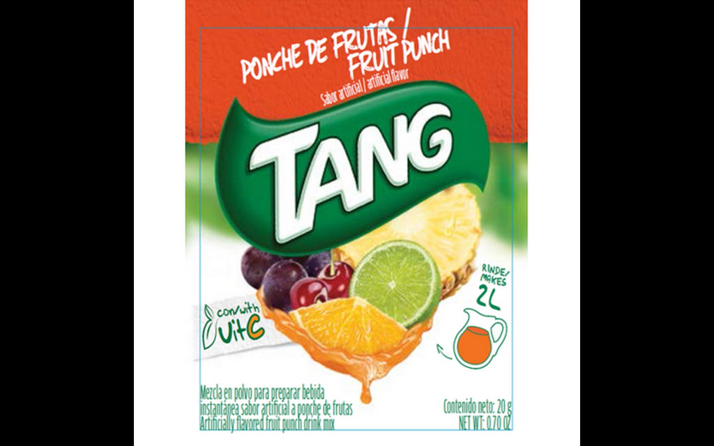Tang Fruit Punch Drink Mix Pouches, 12 x 20 gr