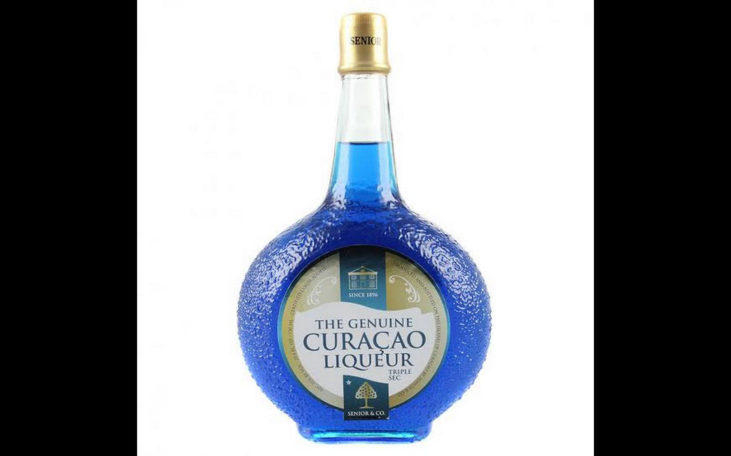 The Genuine Blue Curacao Liqueur (76340602750), 12 x 750 ml