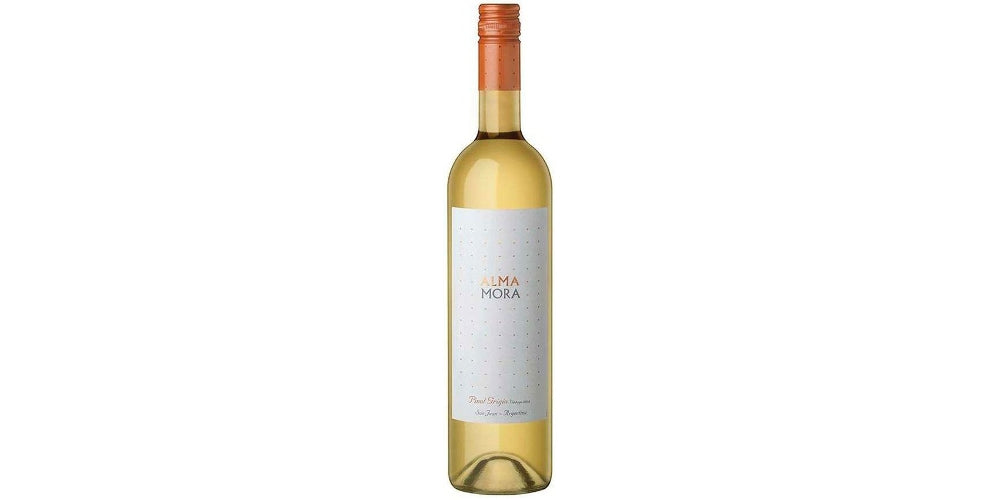 Alma Mora Pinot Grigio White Wine, Argentina, 12 x 750 ml