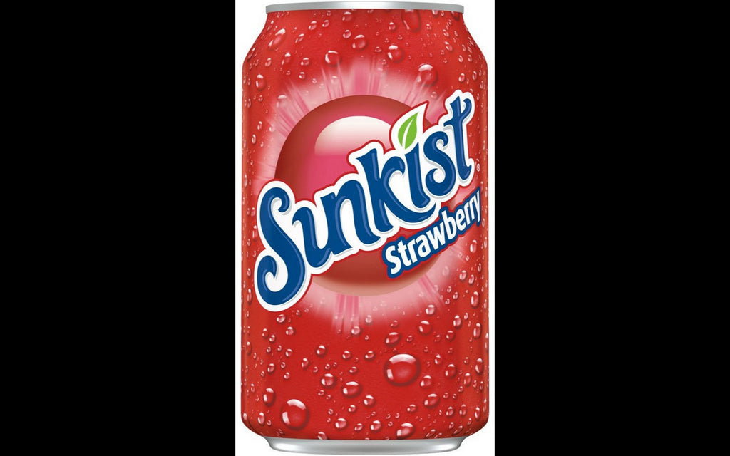 Sunkist Strawberry Soda Cans, 12 x 12 oz