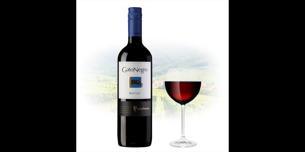 Gato Negro Merlot Red Wine, 12 x 750 ml