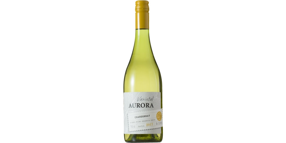 Aurora Chardonnay Dry White Wine, 12 x 750 ml