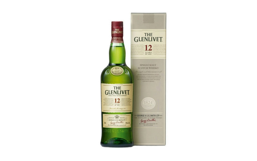 The Glenlivet Single Malt Scotch Whisky, 12 Years, 12 x 750 ml