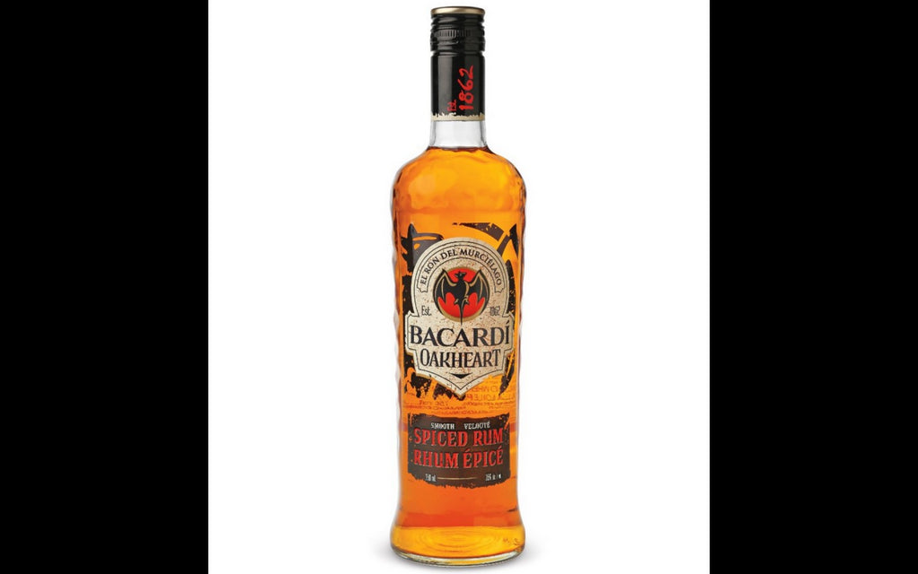 Bacardi Oakheart Spiced Rum, 12 x 750 ml