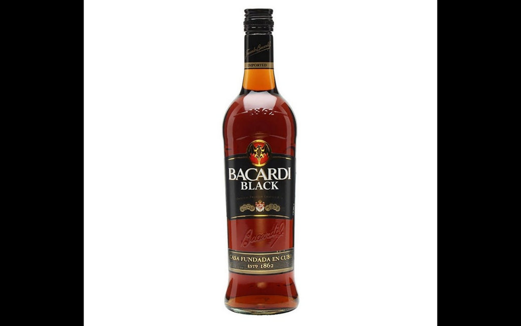 Bacardi Black Rum, 12 x 750 ml