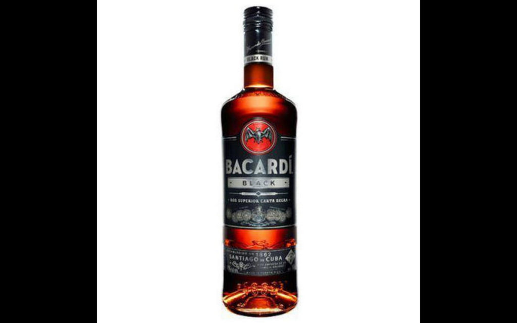 Bacardi Black Rum, 12 x 750 ml
