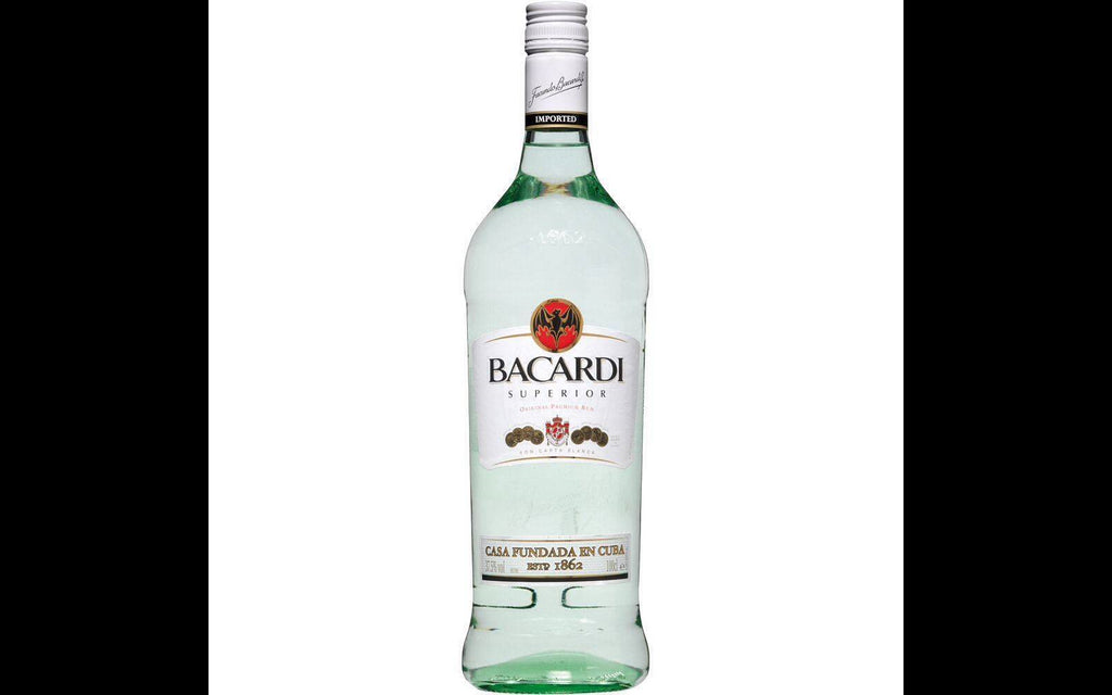 Bacardi Superior Rum, 12 x 1 L