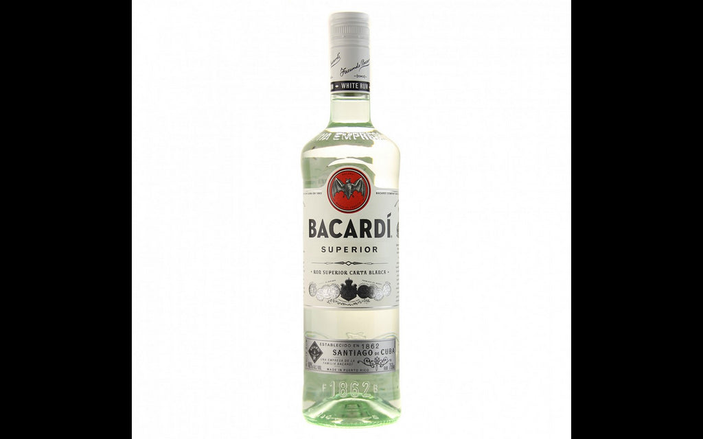 Bacardi Superior Rum, 12 x 750 ml