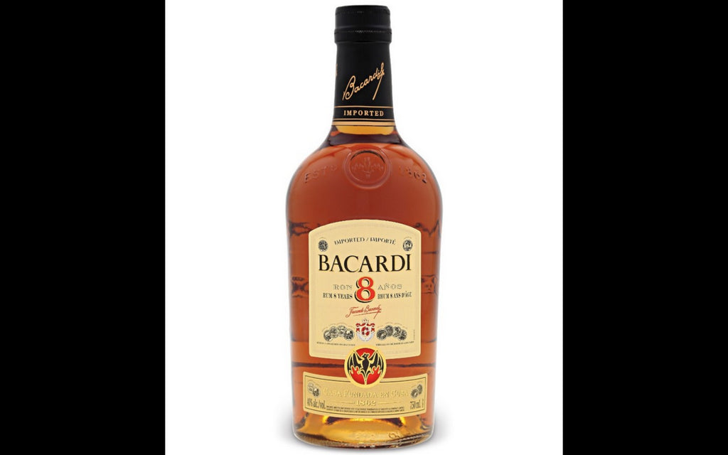 Bacardi Rum, 8 Years, 12 x 750 ml
