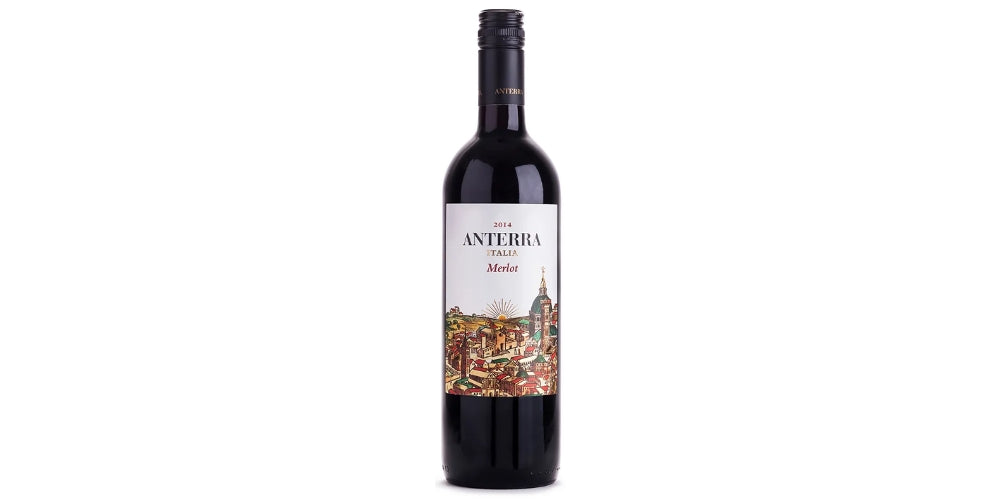 Anterra Merlot Red Wine, Italy, 12 x 750 ml