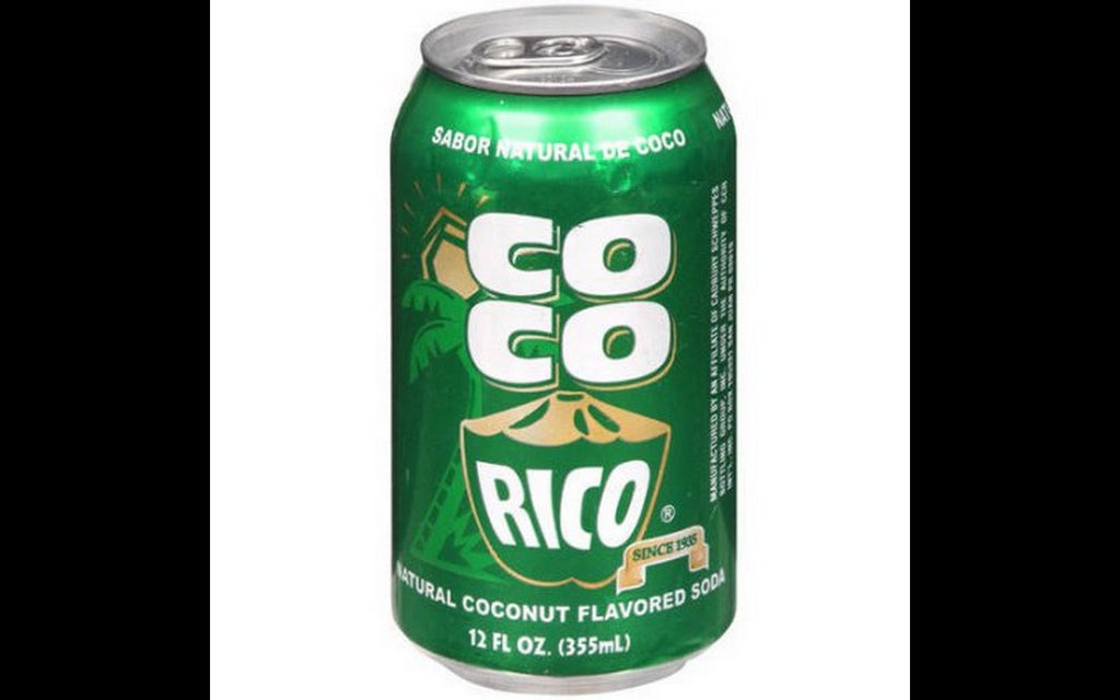 Coco Rico Coconut Soda Cans, 12 x 12 oz