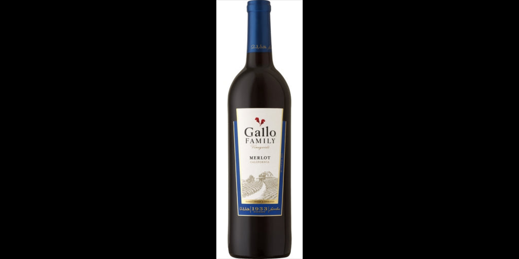 Gallo Family Vineyards Merlot Red Wine, 12 x 750 ml