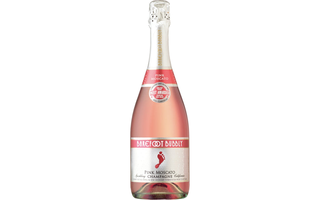 Barefoot Bubbly Pink Moscato Sparkling Wine, 750 ml