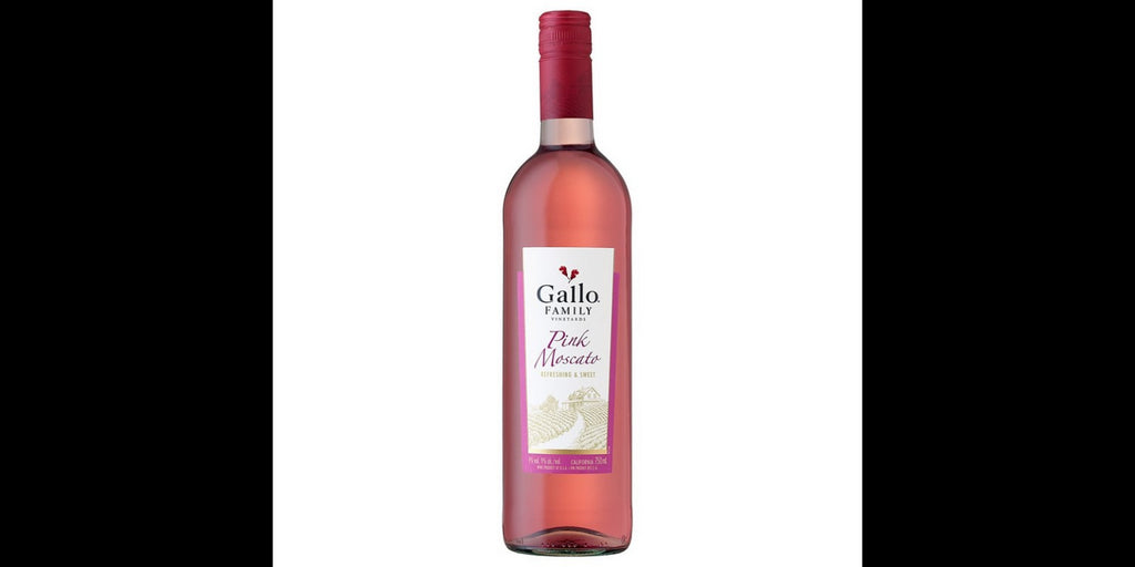 Gallo Family Vineyards Pink Moscato Rose Wine, 12 x 750 ml