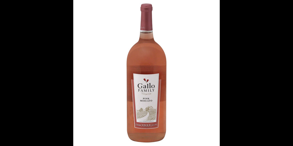 Gallo Family Vineyards Pink Moscato Rose Wine, 6 x 1500 ml