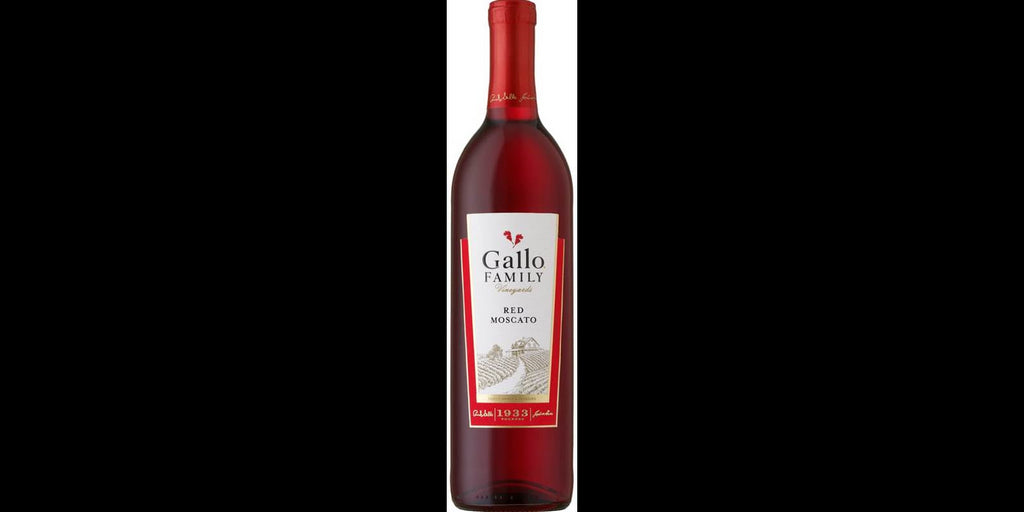 Gallo Family Vineyards Red Moscato Wine, 12 x 750 ml