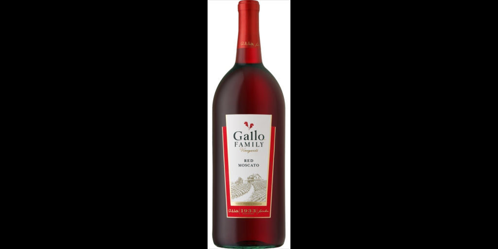 Gallo Family Vineyards Red Moscato Wine, 6 x 1500 ml