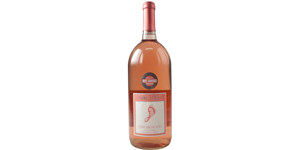 Barefoot Pink Moscato Rose Wine, 6 x 1500 ml