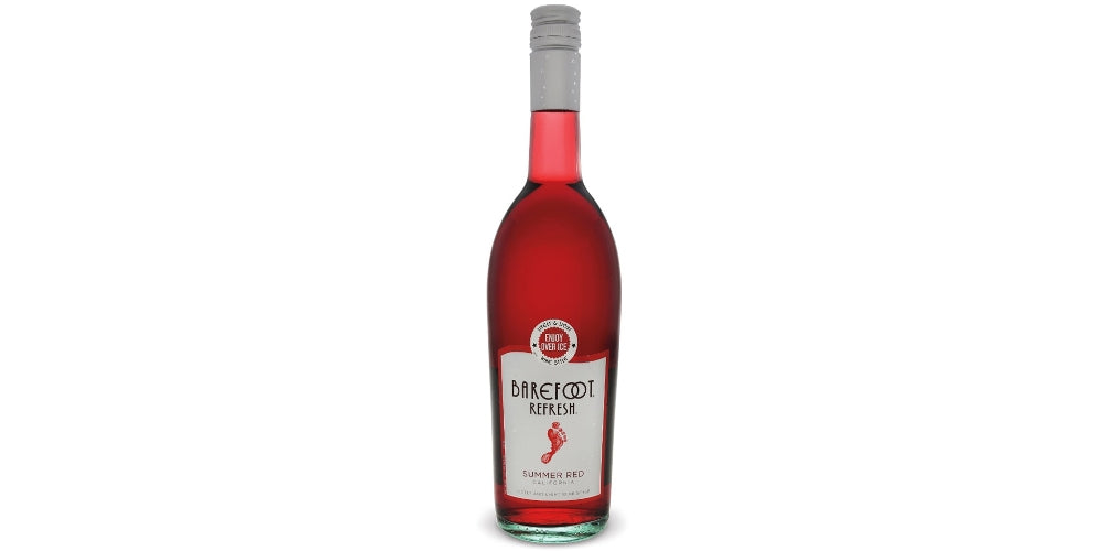 Barefoot Refresh Summer Red Spritzer Wine, 12 x 750 ml